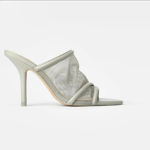 Zara Shoes - (SOLD) Zara Mesh Heels